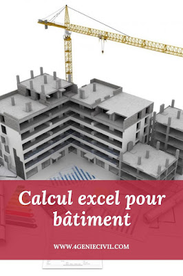 Feuille de calcul excel pour bâtiment génie civil