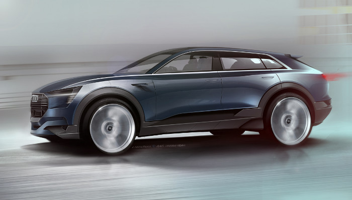 La Audi e-tron quattro concept che vedremo al Salone di francoforte 2015