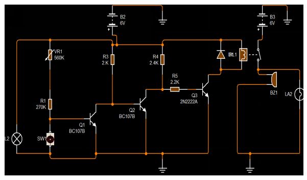 THE SMOKE DETECTOR WITH A RELAY SWITCH | project