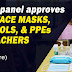 House panel approves resolution to provide FREE FACE MASKS, ALCOHOL, & PPEs to teachers