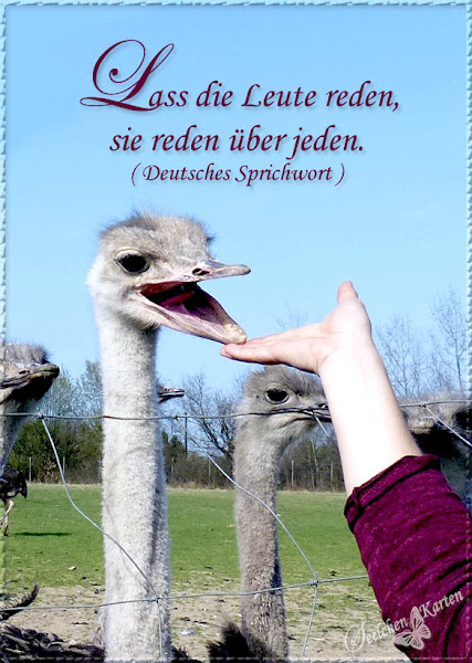 Lass Die Leute Reden Sprüche Englisch Seelchen Karten und Collagen : Lass die Leute reden, sie reden über