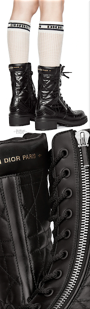 ♦Dior black D-Leader ankle boots cruise 2022 collection #dior #shoes #brilliantluxury