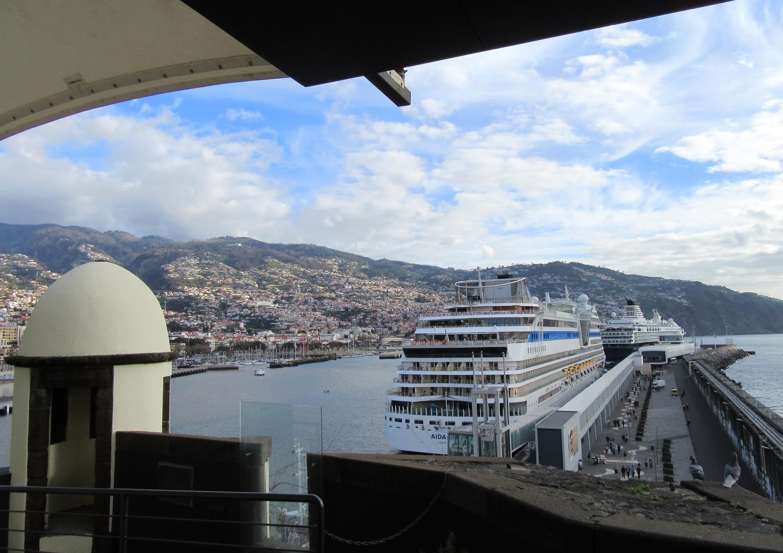 a fantastic view of the Funchal harbor Funchal Daily Photo
