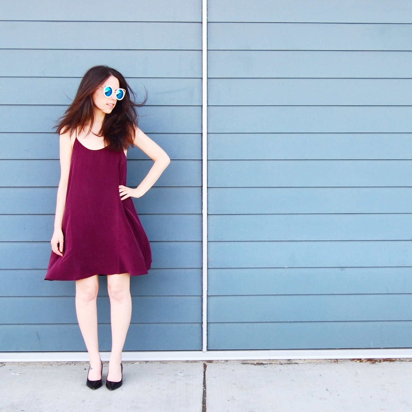 grana silk slip dress