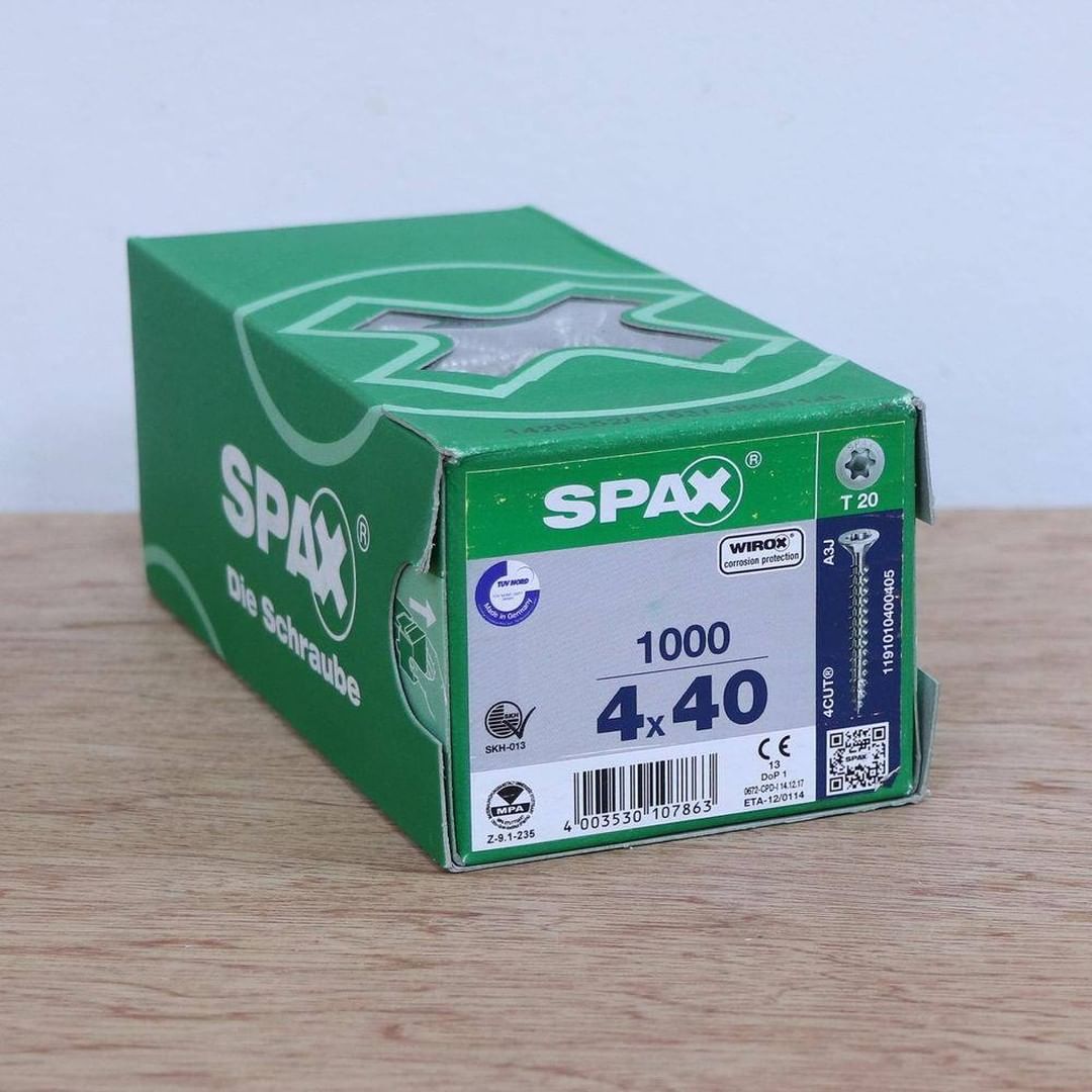 Spax 4.0 x 40 mm, T20