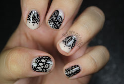 lace nail designs nails source painted