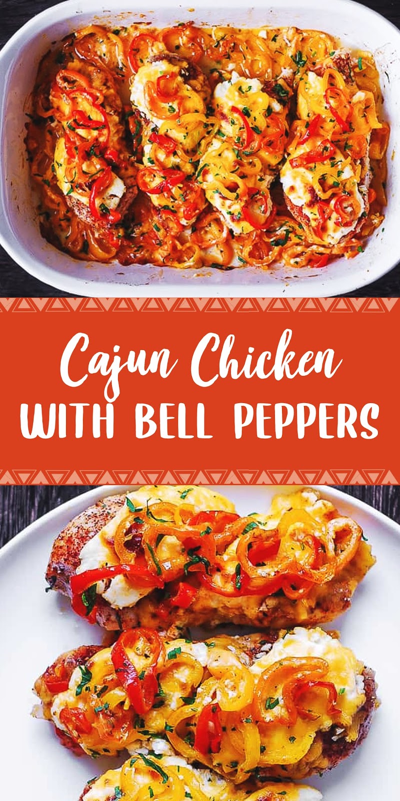 CAJUN CHICKEN WITH BELL PEPPERS Food Recipes