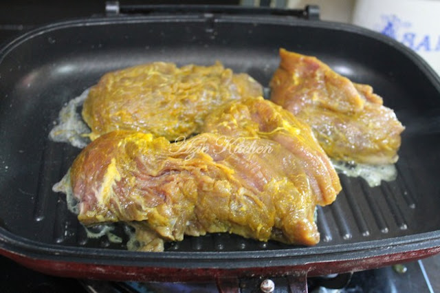 Daging Bakar Cicah Air Asam Yang Sangat Sedap