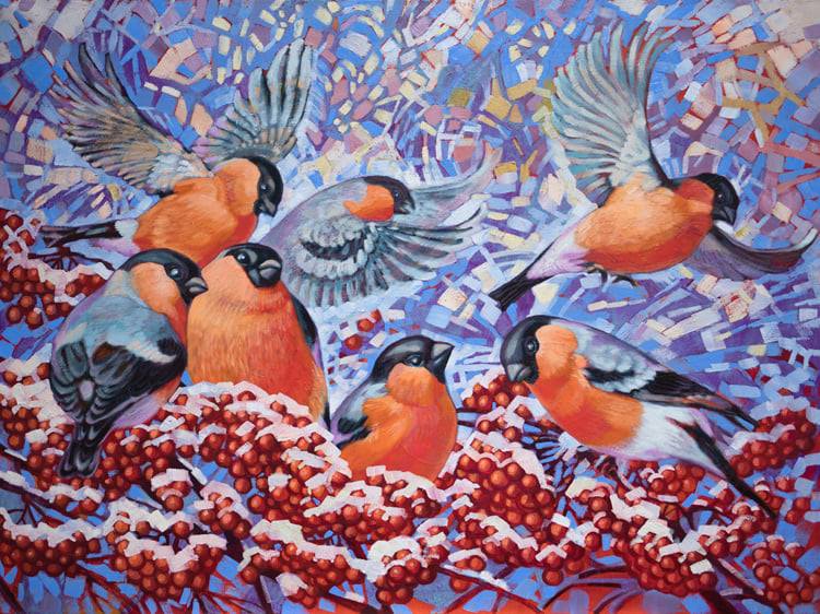 люди кто художник птицы кто снегирь