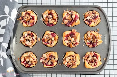 Leftover cranberries? Make Cranberry Cheese Tarts