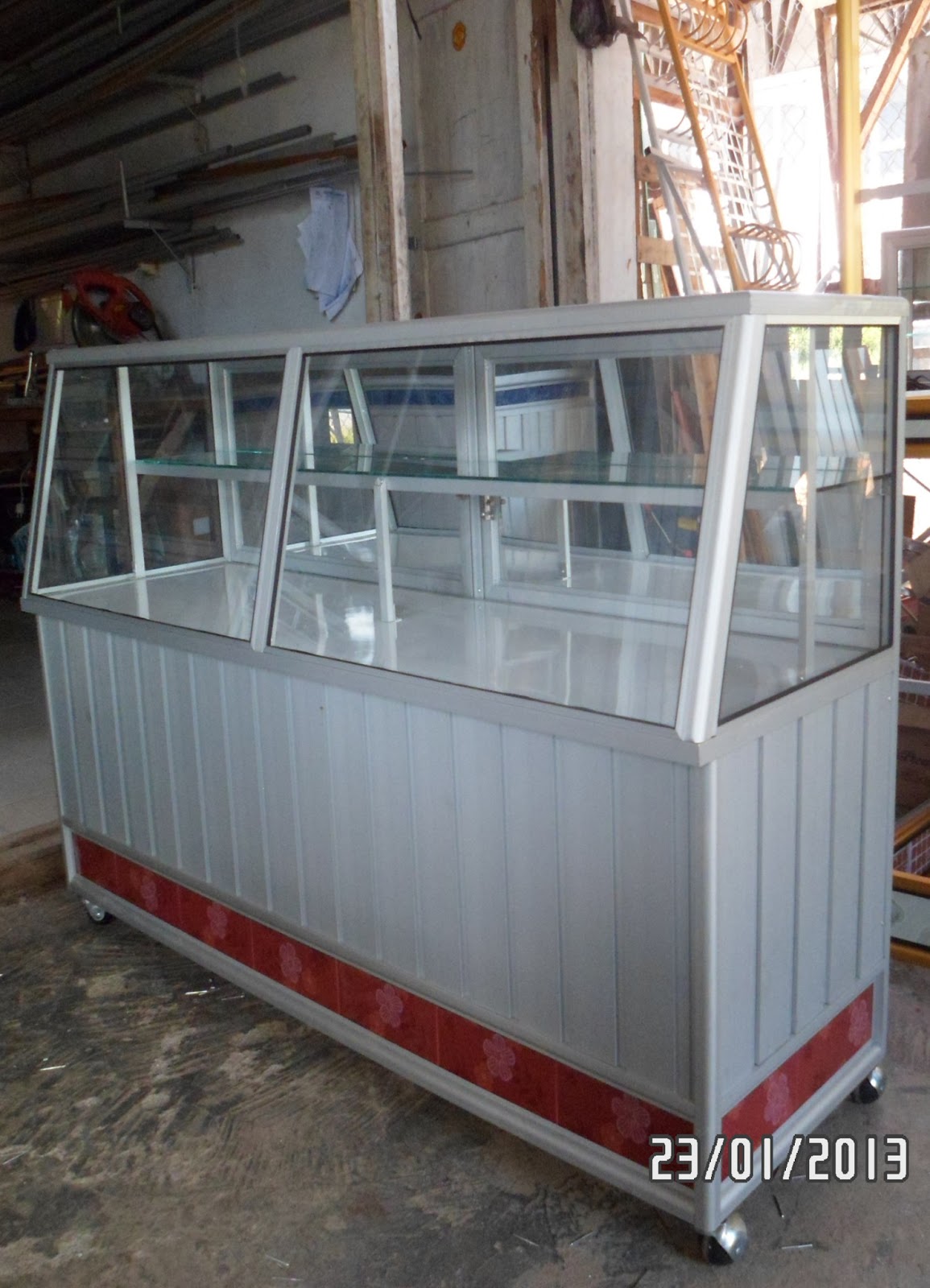 Etalase Counter Hp ALUMINIUM