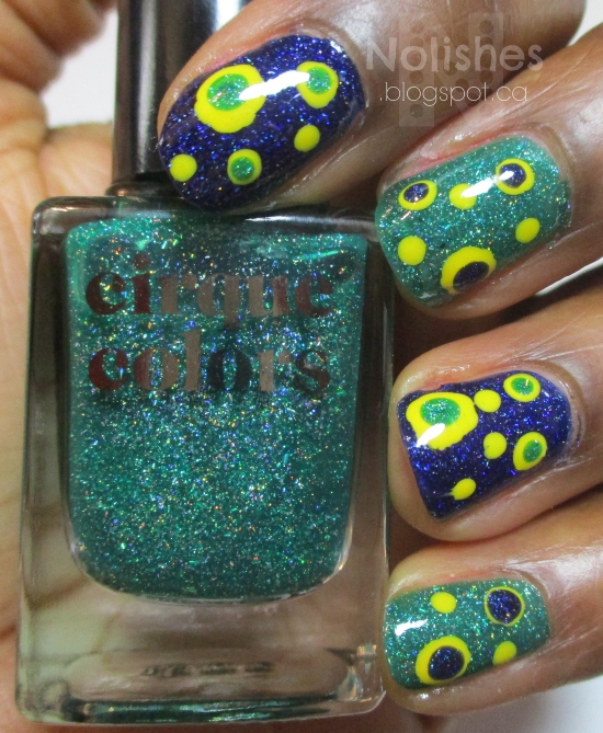 Yellow, Green, and Blue Dotticure