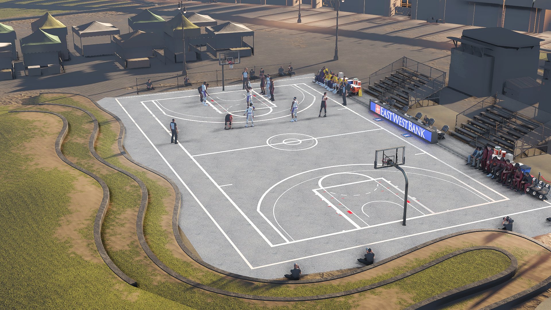 NBA 2K21 New Floor Model on Outdoor Stadium by Psamyou'l