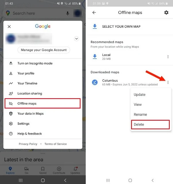 كيفية استخدام خرائط جوجل في وضع عدم الاتصال