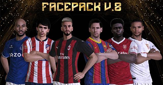Pes 2017 New Face Pack V8 By Arshia Davtalab