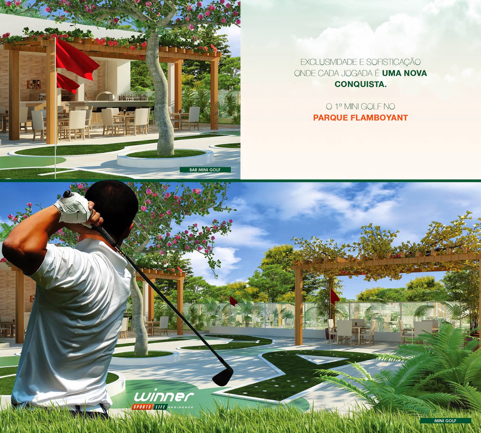 IMOVELAVENDAGOIANIA WINNER SPORTS LIFE RESIDENCE 3Q de 75m² / 2Q de 63m² / 1Q de 43m³