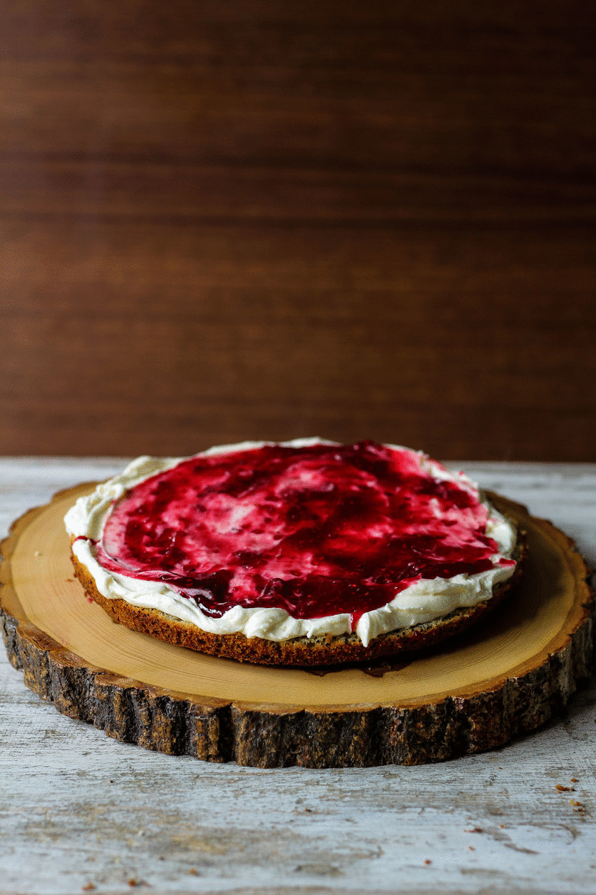 The Spoon and Whisk Raspberry, Poppy Seed and Elderflower Cake