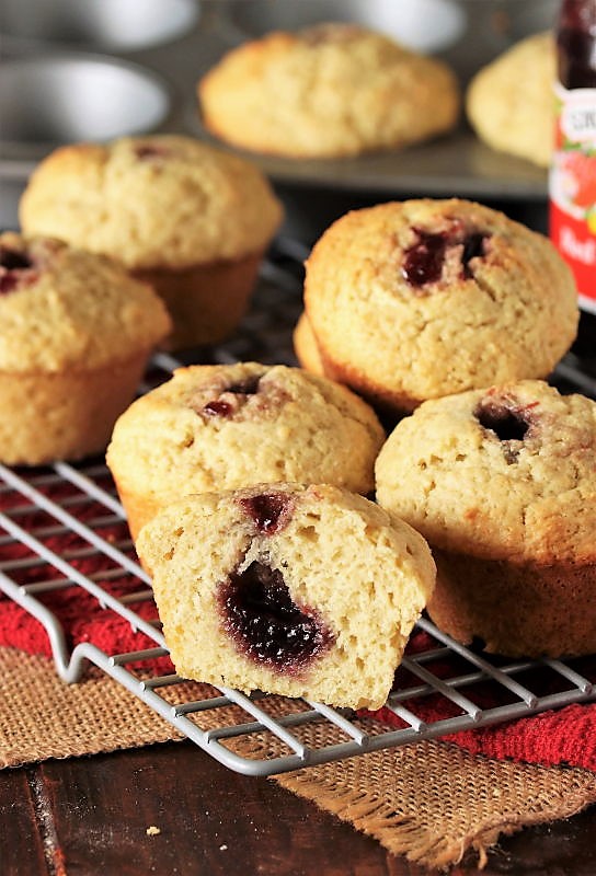 Buttermilk Jam Muffins The Kitchen is My Playground