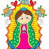 Virgen de Guadalupe moderna DIBUJOS A COLOR