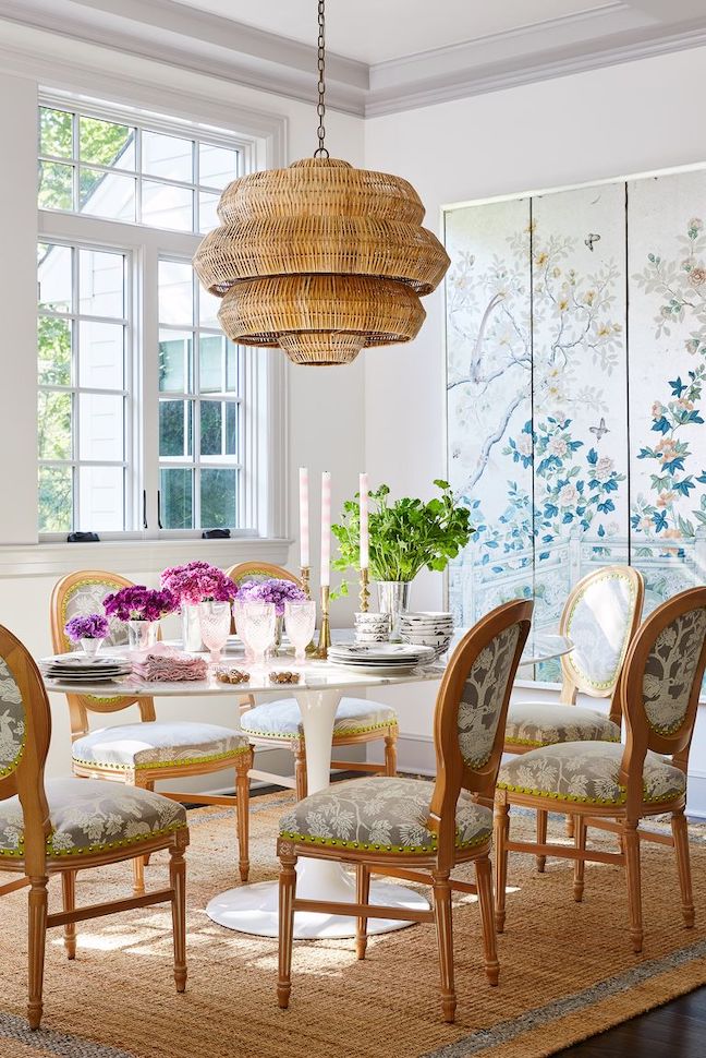 Chinoiserie Chic A Wonderful Chinoiserie Dining Room