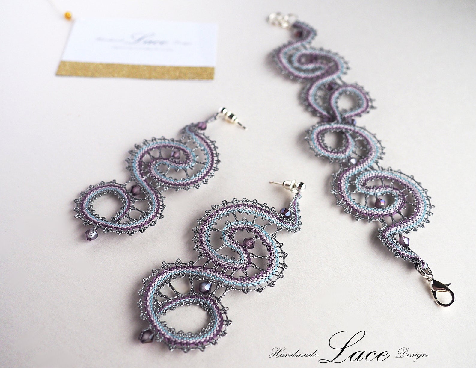 Bobbin Lace Jewelry, Tutorials and Supplies by