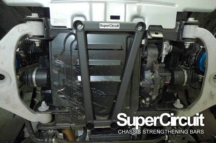 SUPERCIRCUIT CHASSIS STRENGTHENING BARS Ford Ranger Raptor Front