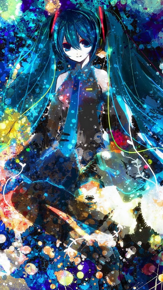 Miku 3 Anime  Galaxy Note HD Wallpaper