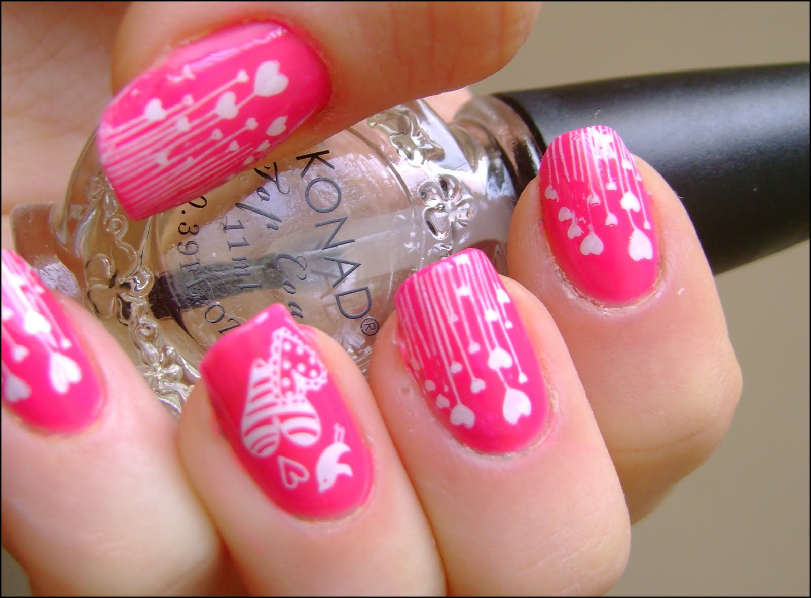 2. Freehand Acrylic Nail Art Designs - wide 3