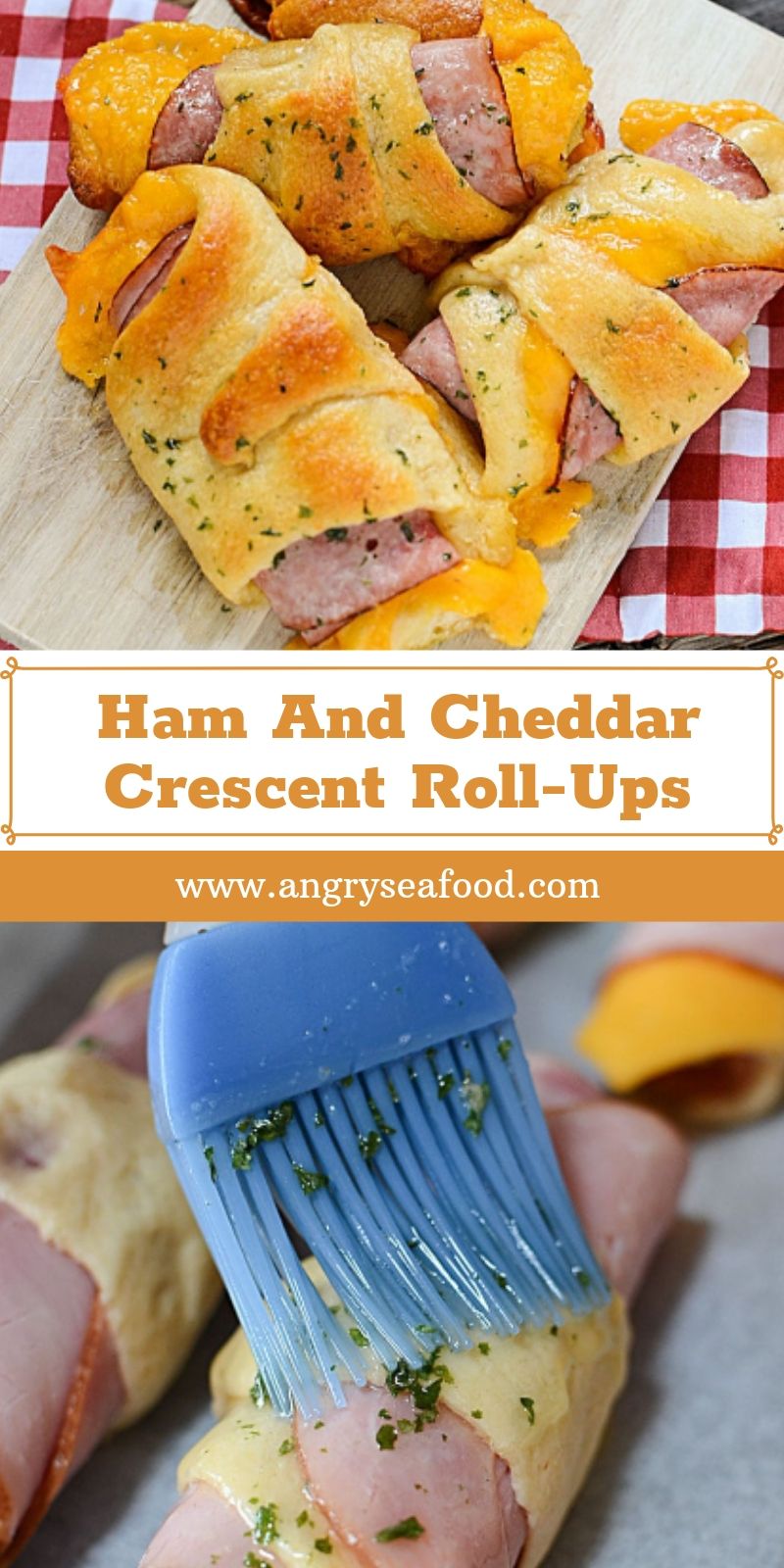 Ham And Cheddar Crescent Roll-Ups Ham And Cheddar Crescent Roll-Ups