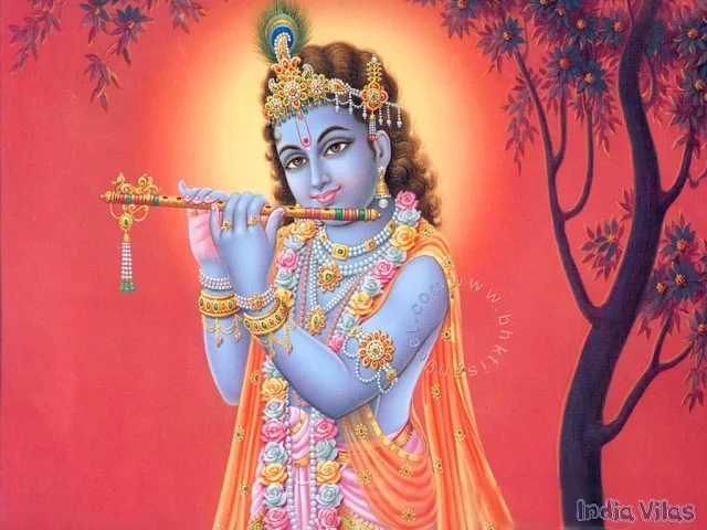 Why the Lord Krishna is Coloured Blue Body?