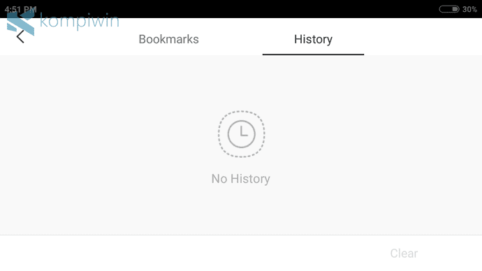 uc browser history cara menghapus