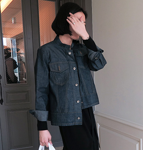 [Little Black] Classic Denim Jacket | KSTYLICK - Latest Korean Fashion ...