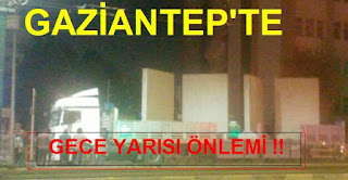 Gaziantep Emniyet Müdürlüğüne beton bariyer önlemi