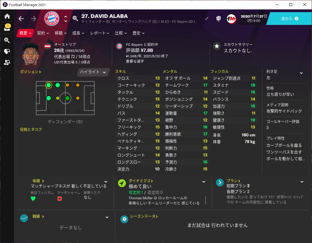 珍しい国籍の選手 Football Manager 21 社畜ゲーマ