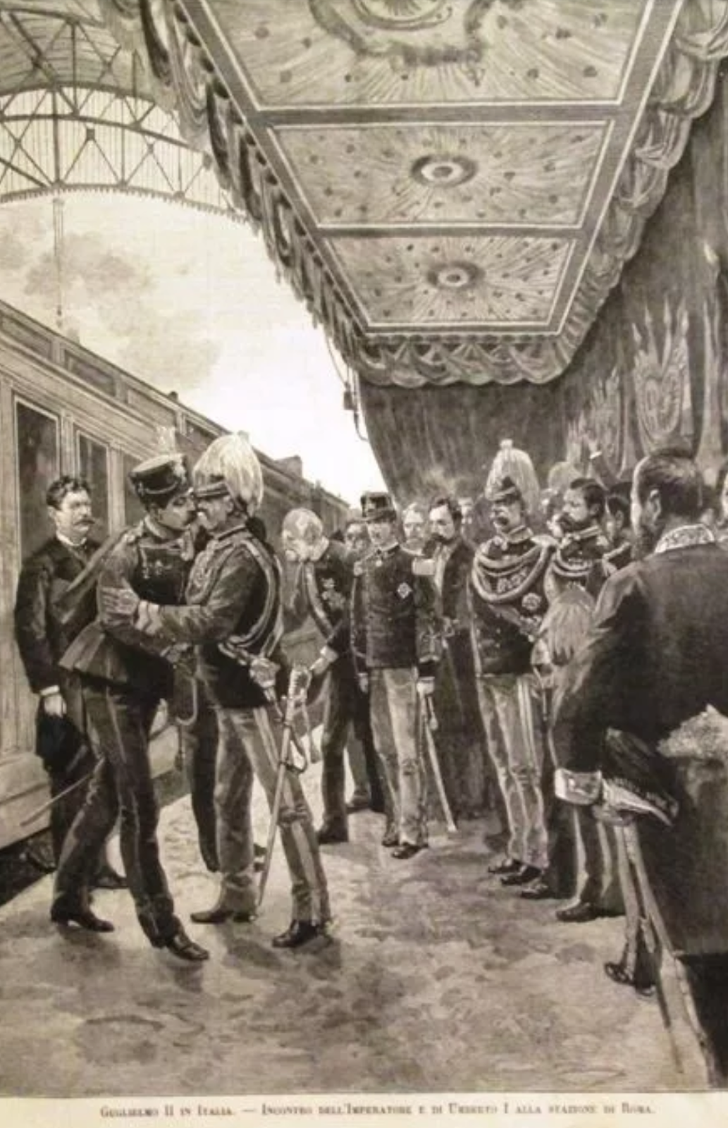 Rerum Romanarum Visita di Guglielmo II a Roma nel 1888