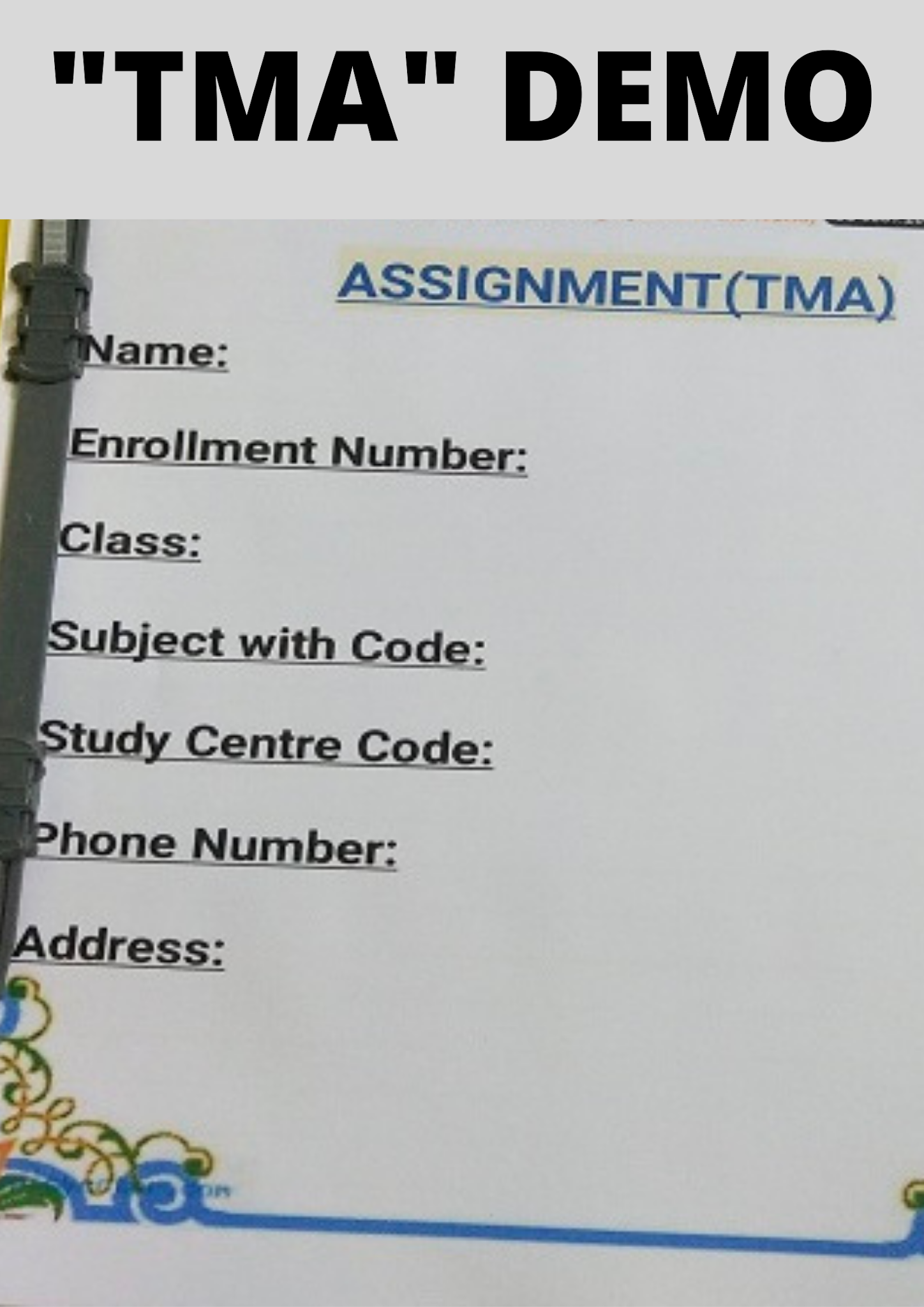 nios tma assignment front page pdf