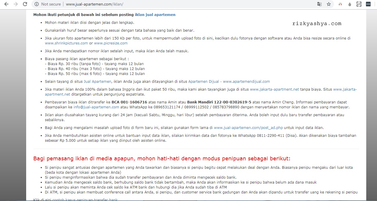 Jangan Bingung Mau Sewa Atau Jual Apartemen Ini Caranya Rizky Ashya