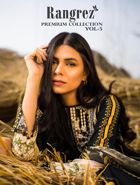 Shree Fab Rangrez Premium collection 5 pakistani suits