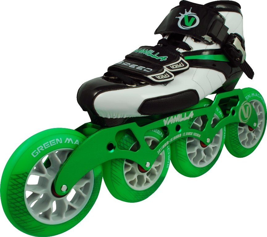 Vanilla Inline Speed Skate Green Machine | Jam Skates