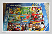 The Ravensburger Disney Pixar montage is made up of 1000 puzzle pieces that . (disney ravensburger piece puzzle )