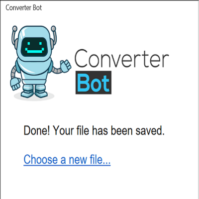 fichier message converti