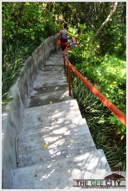stairs leading to/from Kookoo's Nest Resort