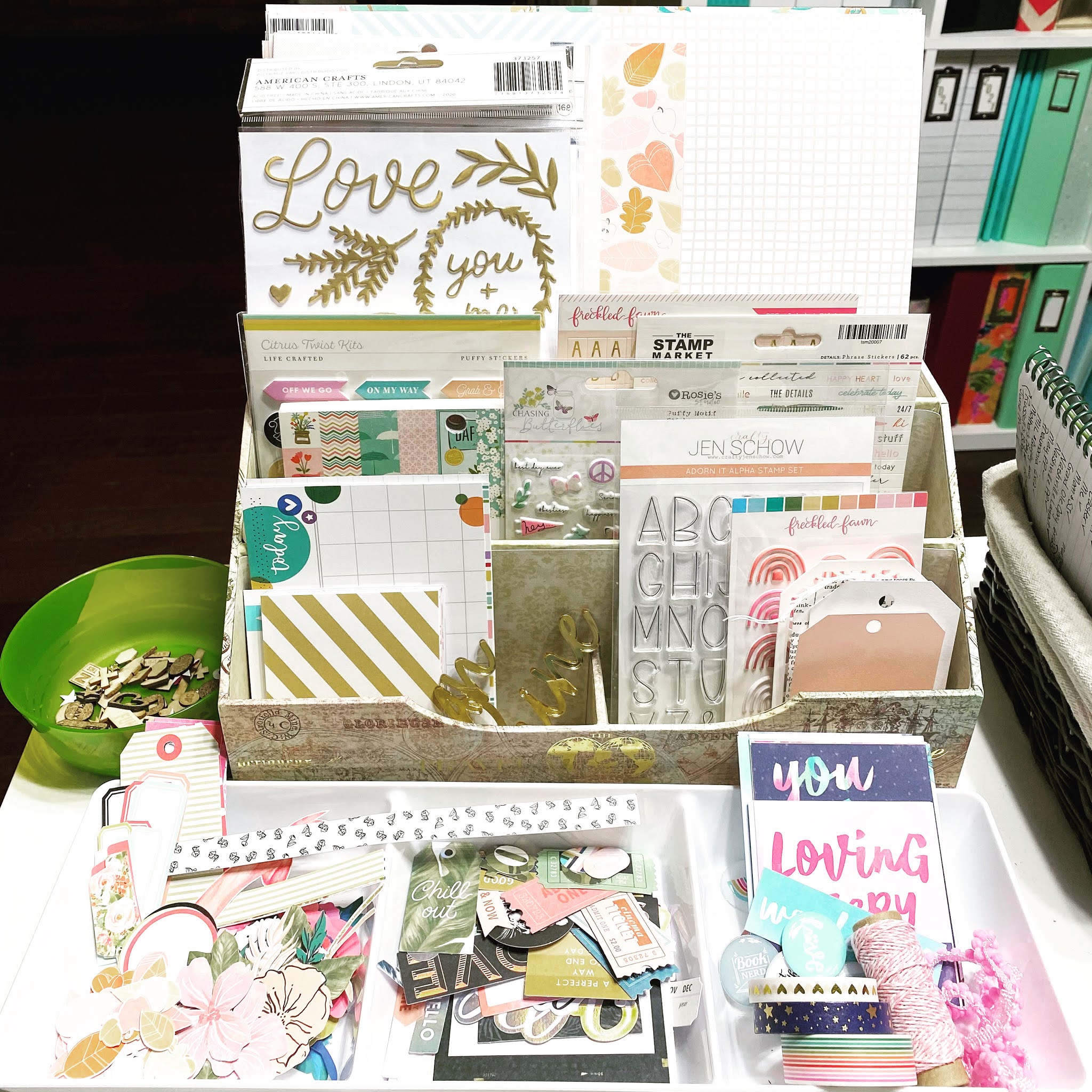 A Crafted Story How to Build a Scrapbooking Stash Kit!