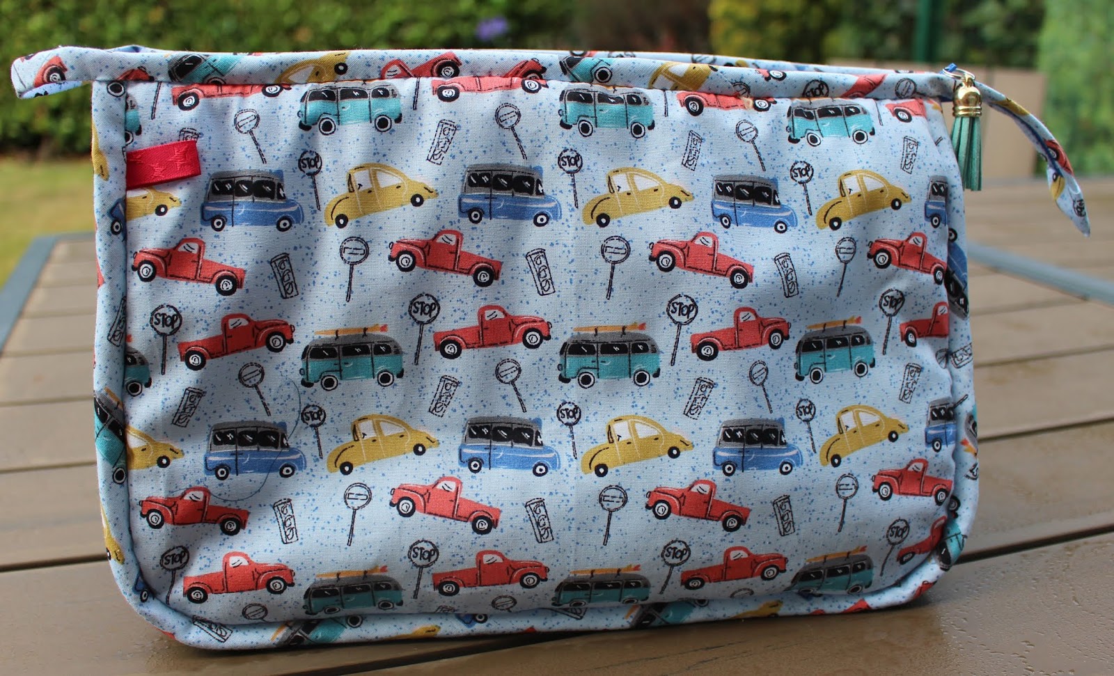 Anne création couture: trousse de toilette garçon