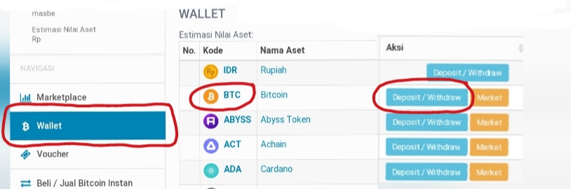 cara membuat wallet btc