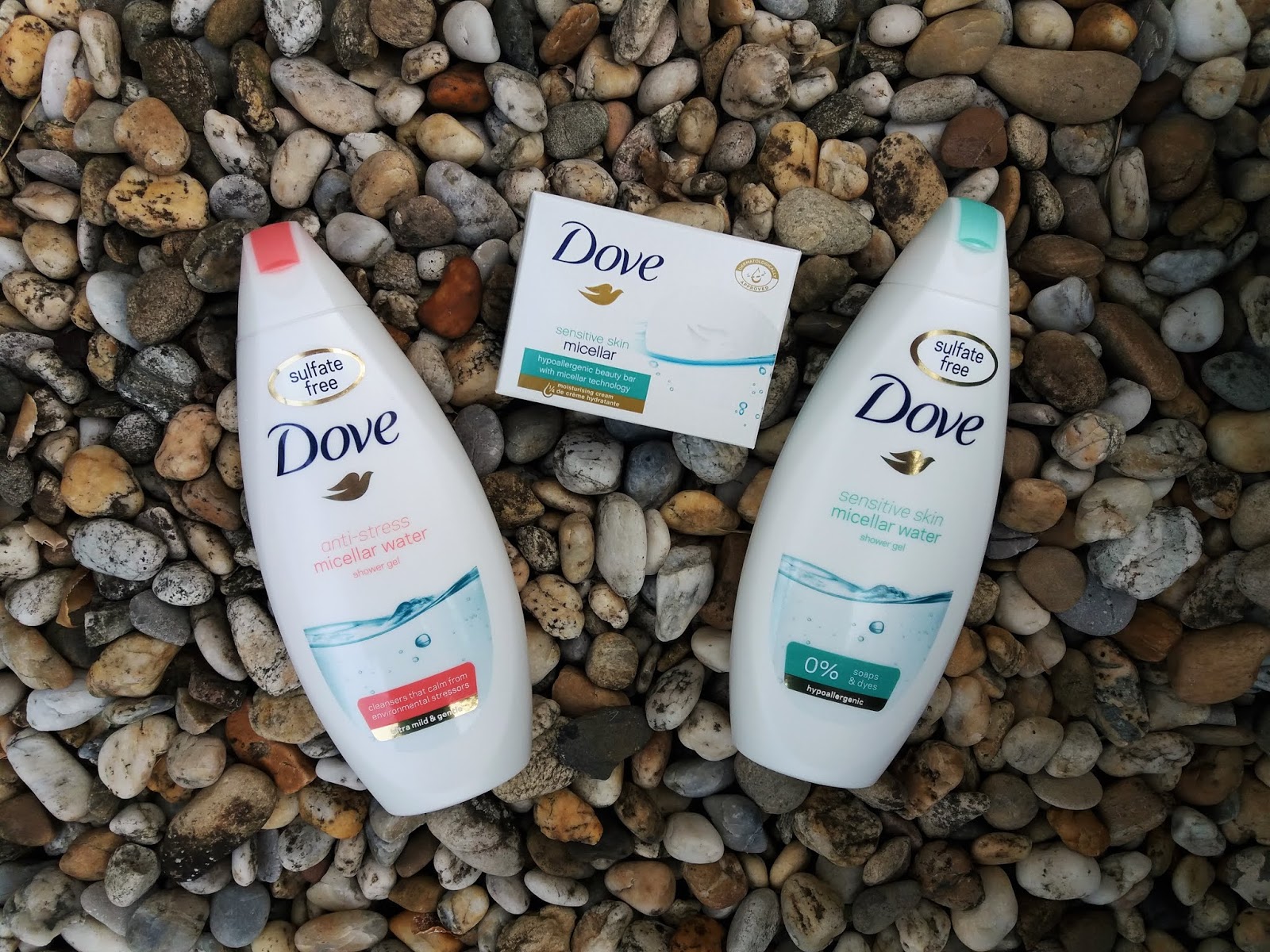 Life is beautiful DOVE micellar water shower gel & soap