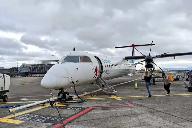 4 days in Luxembourg: flying to Luxembourg Airport on a tiny plane from Dublin