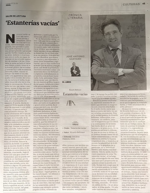 Estanterías vacías Ricardo Bellveser