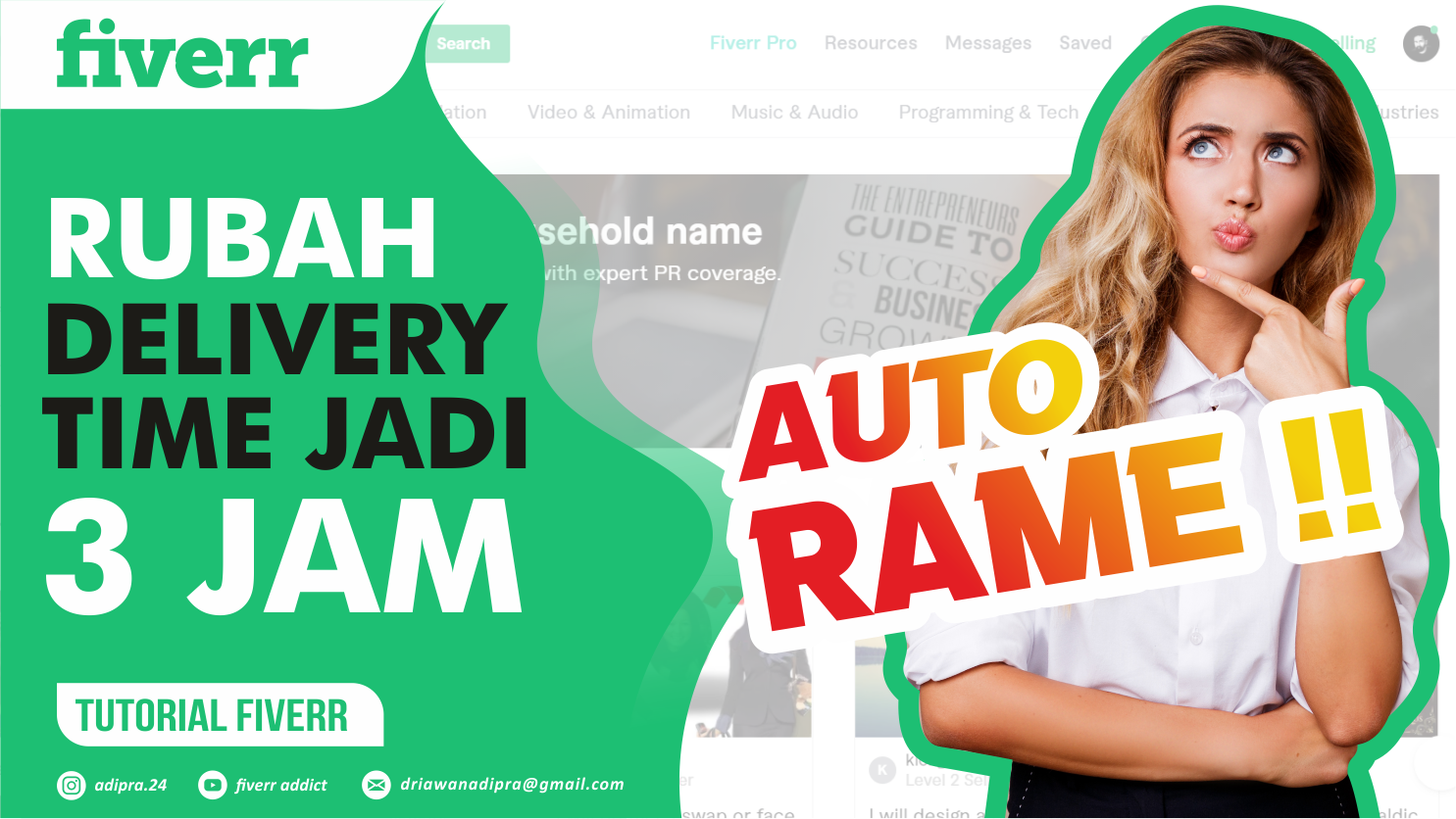 Tips fiverr supaya menarik perhatian buyer buat order gig