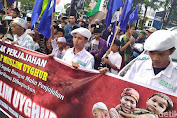  Warga Cianjur Gelar Aksi Bela Muslim Uighur 